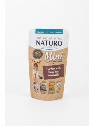 NATURO MINI KARMA DLA PSÓW DOROSŁYCH INDYK 150g
