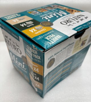 NATURO VARIETY PACK ADULT MINI 12x150g KURCZAK KACZKA INDYK DLA MAŁYCH PSÓW