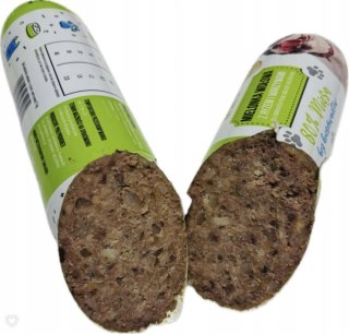 PREMIUM MIELONKA WOŁOWA Z RYŻEM WARZYWAMI 1 KG DLA PSÓW DOROSŁYCH 80% MIĘSA